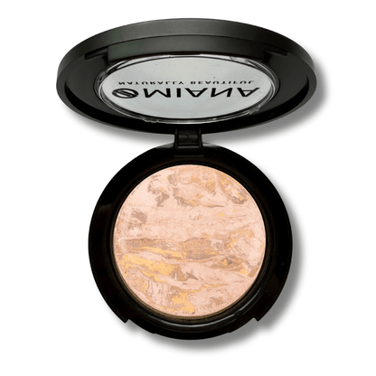 Omiana Natural Cosmetics Foundation Tuscan Adaptive Pressed Powder Foundation - Titanium Dioxide-Free, & More!
